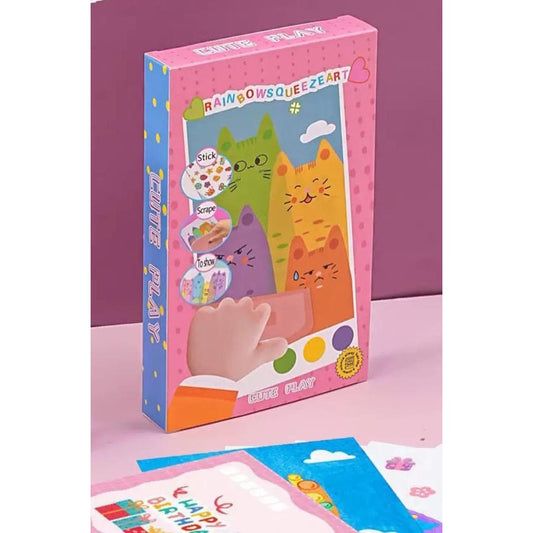 DIY Scrape Painting Postcard Kit for Kids | Fun Arts & Crafts Activity for Kids & Adults - Creative Gift