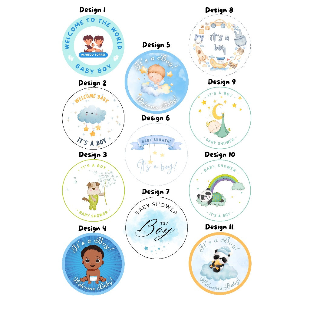 SG READY STOCK Custom Baby Shower/Gender Reveal Badge Magnet Mirror Keychain | It's a Girl/ Boy | Personalised Name Gift