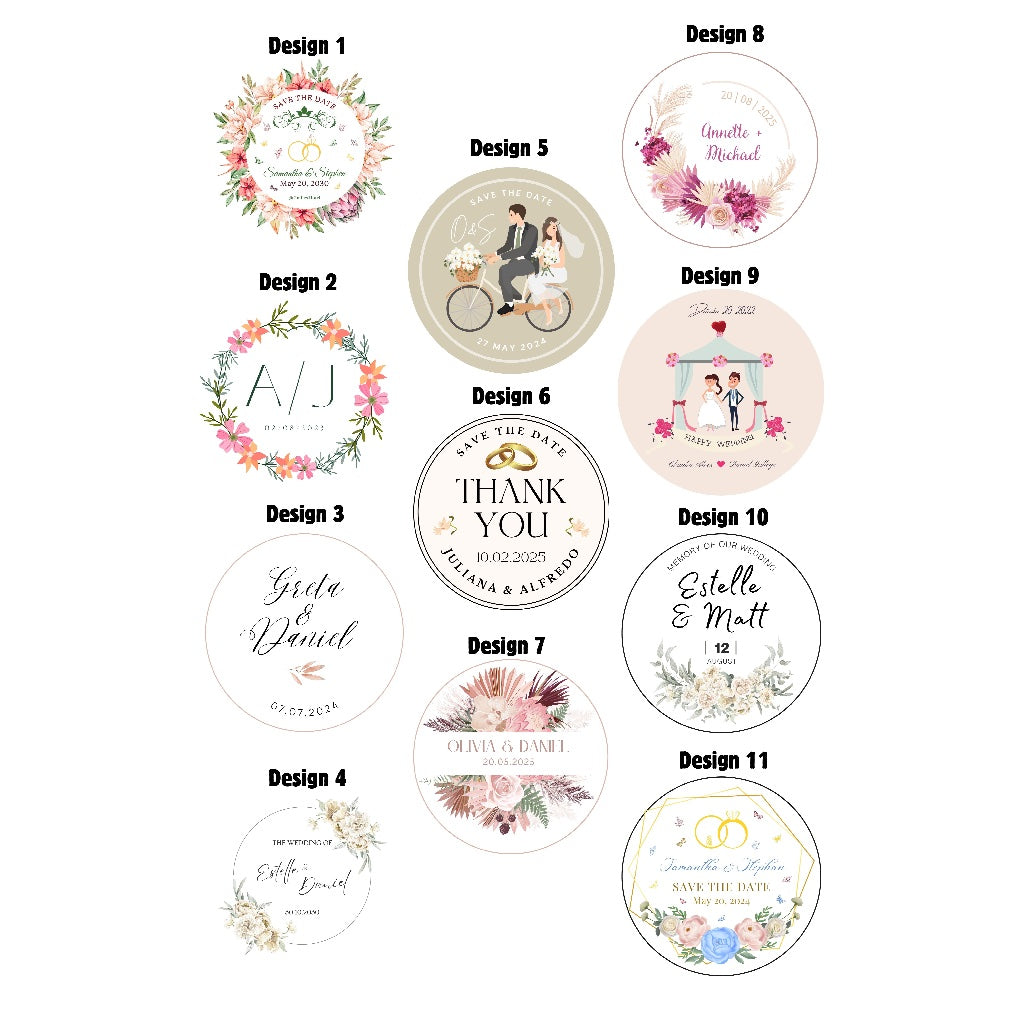SG READY STOCK - Customised Wedding Door Gift - Wedding Invitation - Badge | Magnet | Key chain | Mirror