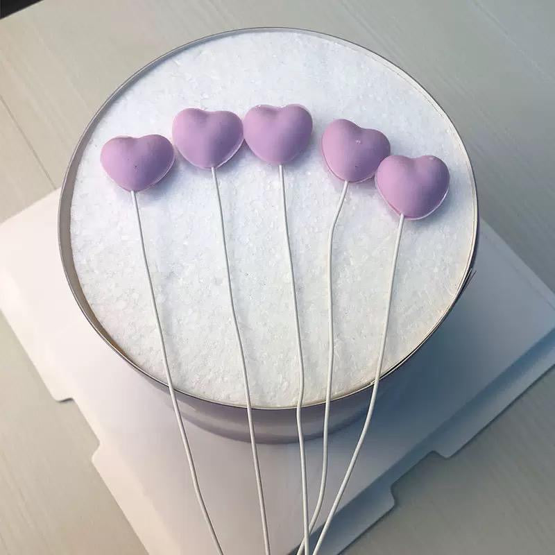 SG READY STOCK Valentine Day/ Couple Birthday Cake Topper/ Heart