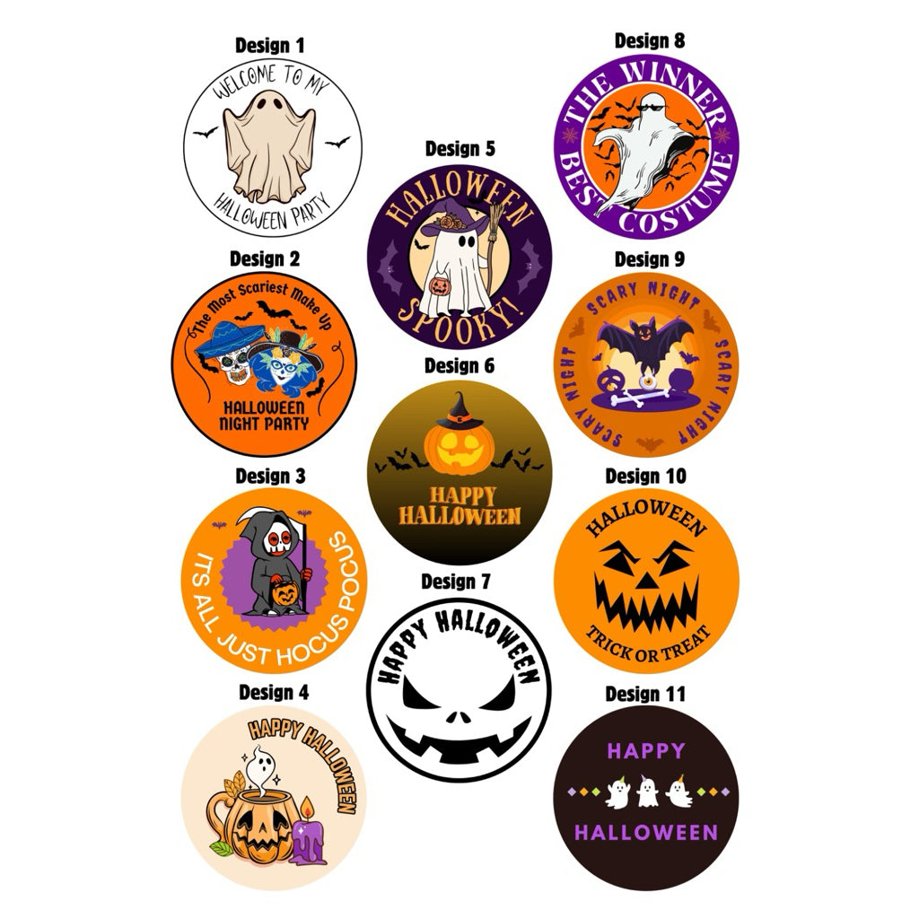 SG READY STOCK - Halloween Party Badge | Magnet | Keychain | Mirror/ Team Bonding Door Gift/ Halloween Party Invitation