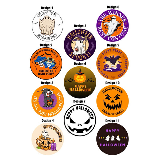 SG READY STOCK - Halloween Party Badge | Magnet | Keychain | Mirror/ Team Bonding Door Gift/ Halloween Party Invitation