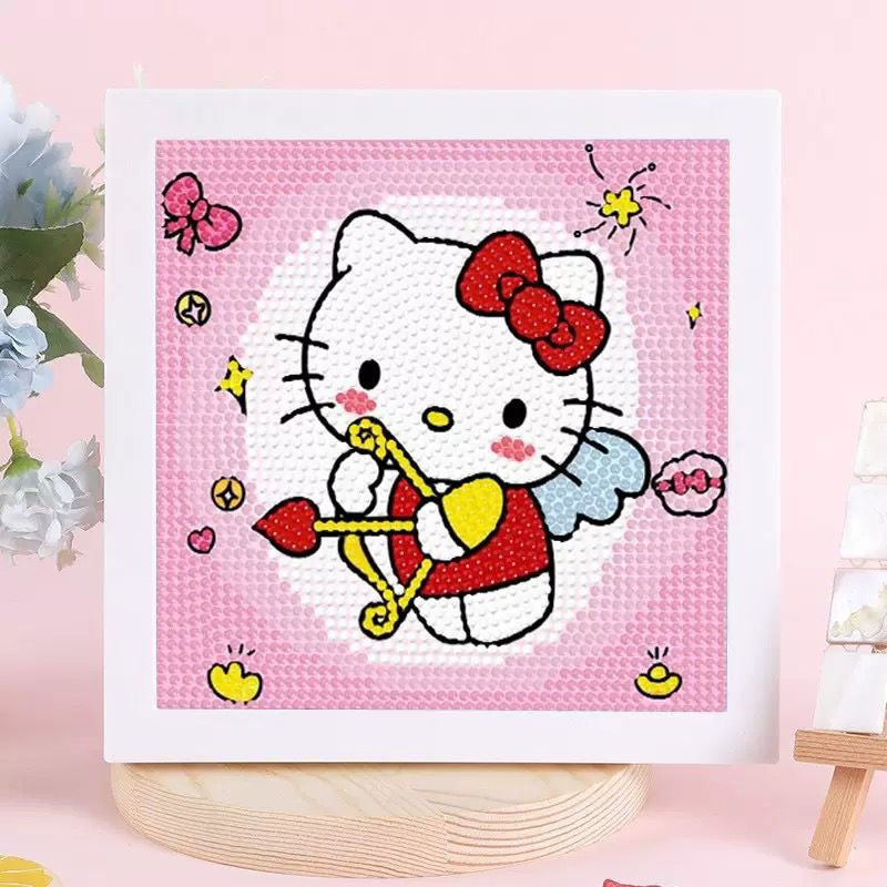 SG Stock DIY Diamond Painting Kit with Frame – Fun Arts & Crafts Activity for Kids & Adults - Children Day Gift/Birthday