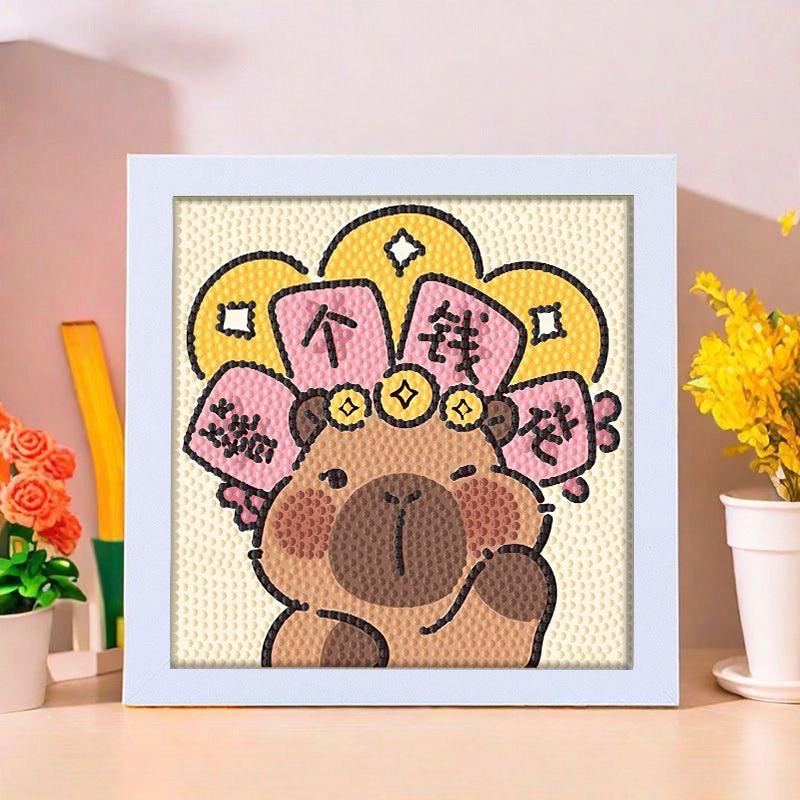 SG Stock DIY Diamond Painting Kit with Frame – Fun Arts & Crafts Activity for Kids & Adults - Children Day Gift/Birthday