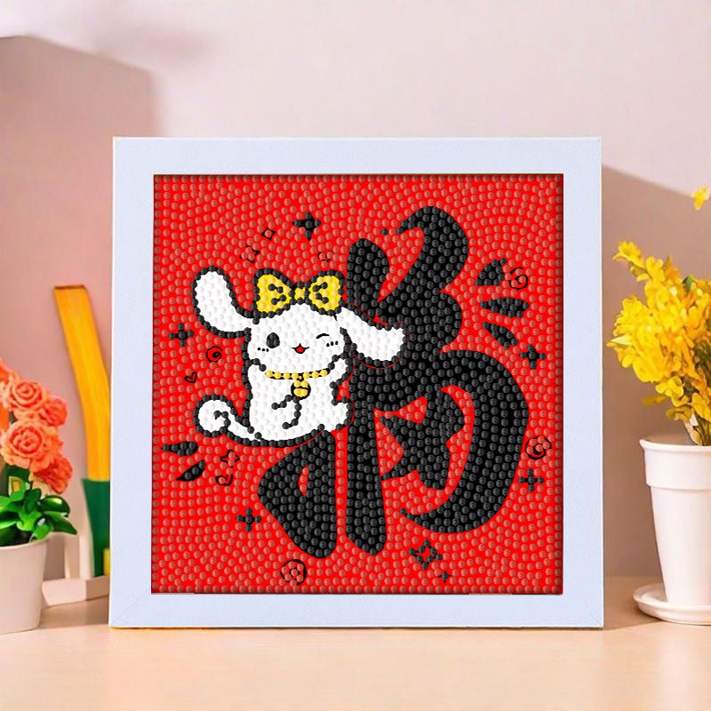 SG Stock DIY Diamond Painting Kit with Frame – Fun Arts & Crafts Activity for Kids & Adults - Children Day Gift/Birthday