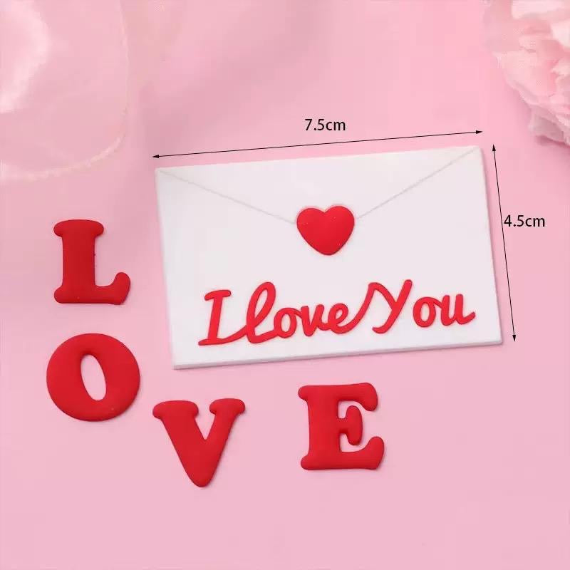 SG READY STOCK Valentine Day/ Couple Birthday Cake Topper/ Heart