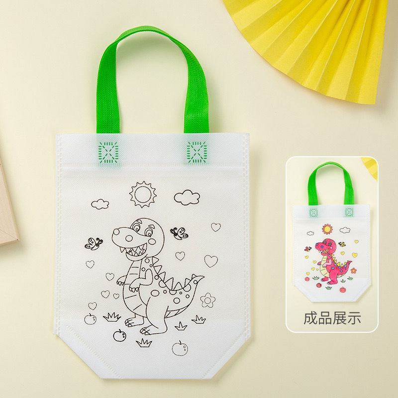 Colouring Gift Bag with 4 Color Pen Set