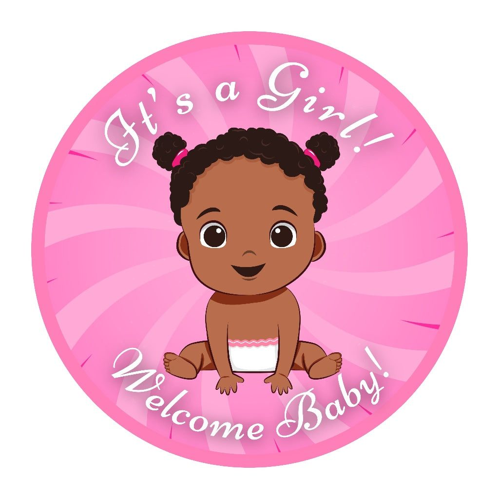SG READY STOCK Custom Baby Shower/Gender Reveal Badge Magnet Mirror Keychain | It's a Girl/ Boy | Personalised Name Gift
