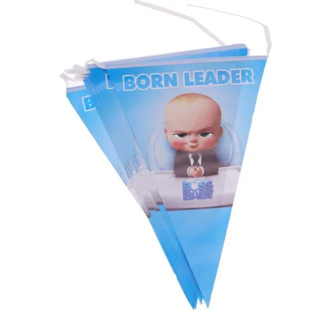 SG READY STOCK - Baby Boss Birthday Party Decoration Party Hat-Paper Cup-Paper Plate-Banner-Balloon-Cutlery