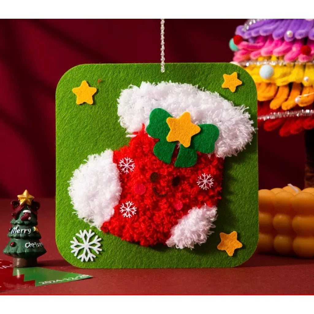 🎨 DIY Stitching Art Kit for Kids – Animal Series (17x17cm) - Children Day - Birthday Gift - Gift Pack