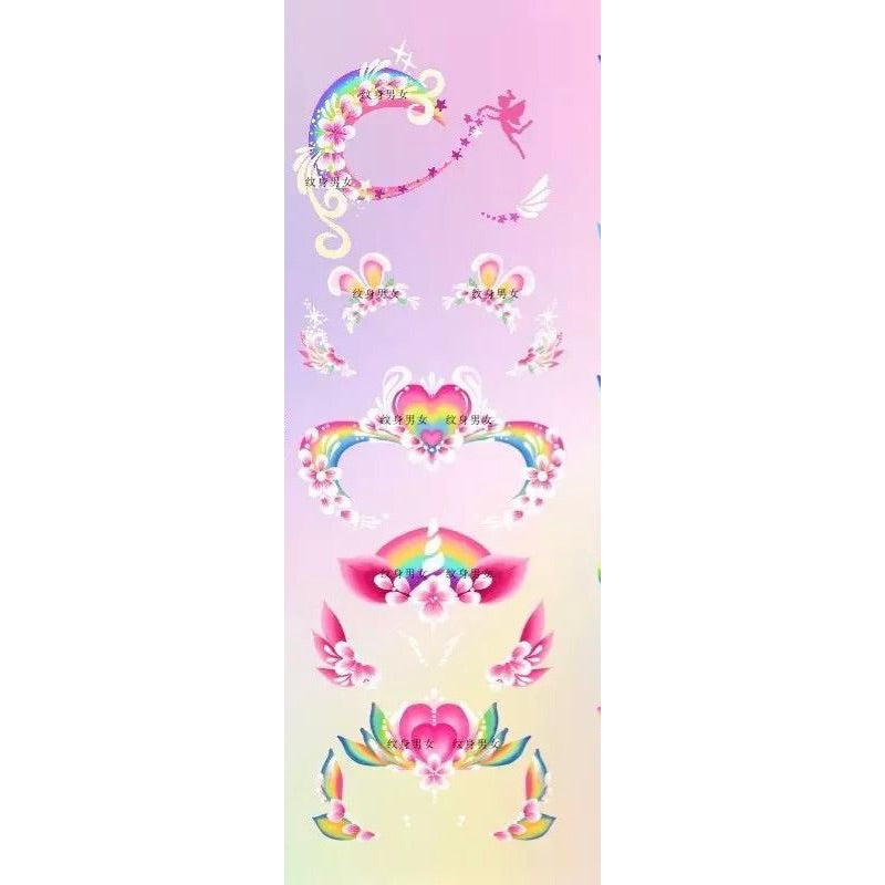 SG READY STOCK - Kids Face & Body Art Tattoo Stickers–Safe & Easy to Use–Temporary Tattoos for Parties, Playtime & Gifts