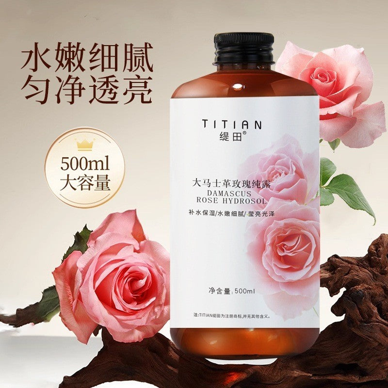 Damascus Rose Hydrosol Hydrating Refresh Glow Moisturising Facial Rose Water 500ml / Bottle