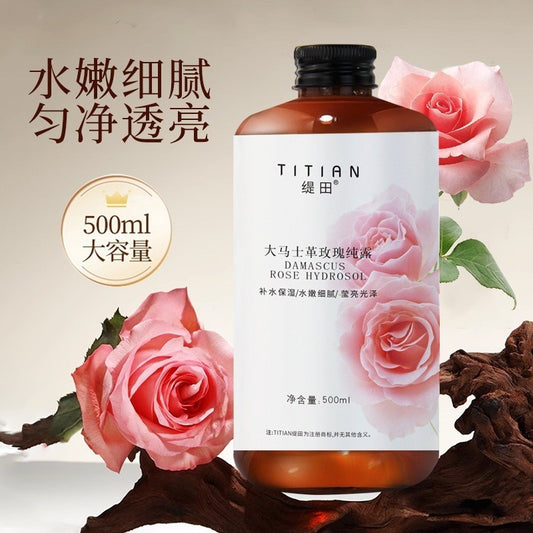 Damascus Rose Hydrosol Hydrating Refresh Glow Moisturising Facial Rose Water 500ml / Bottle