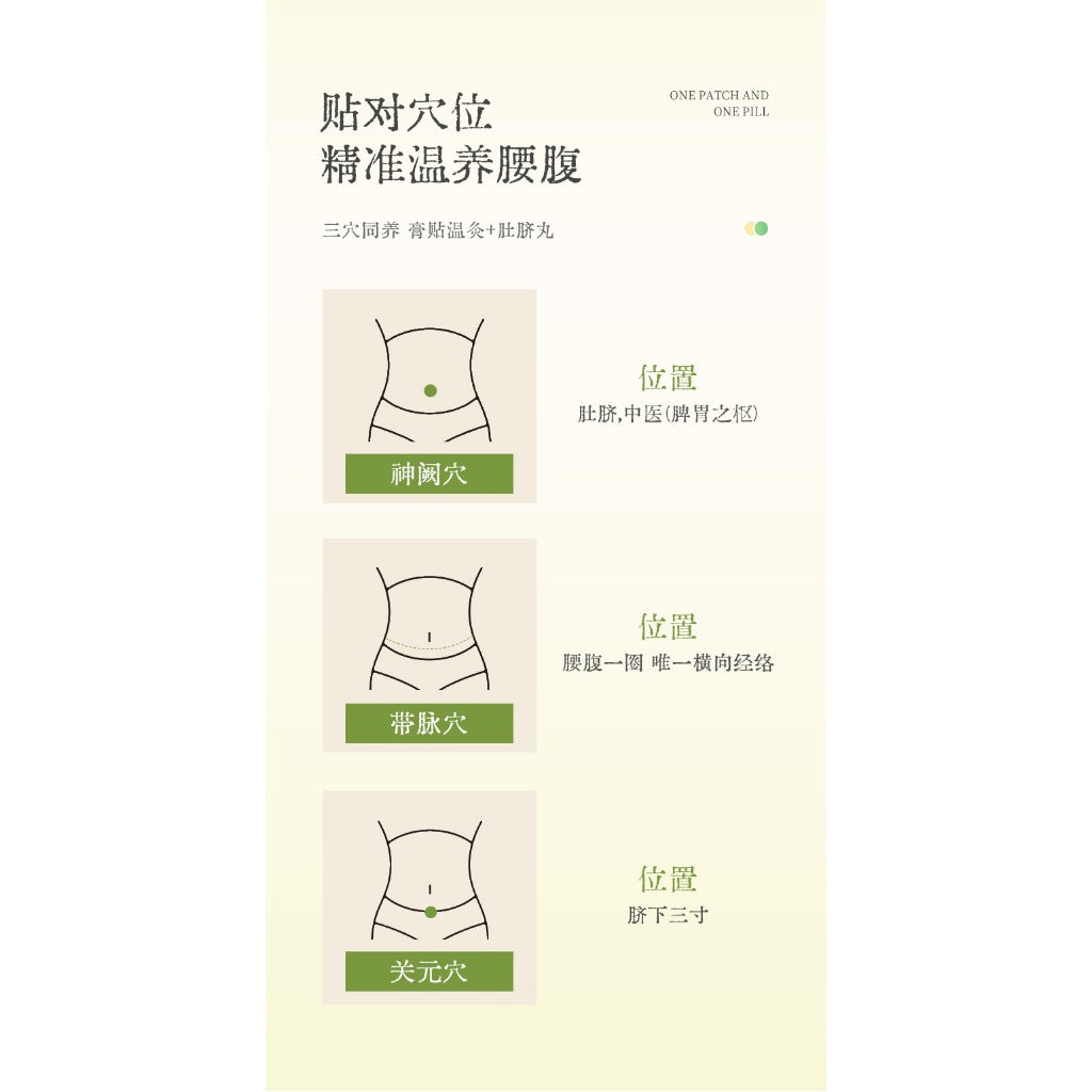 Mugwort Herbal Belly Slimming Patch Wormwood Moxibustion Navel Patch Warm Tummy Fat Burn Detox Body Toning SG SELLER