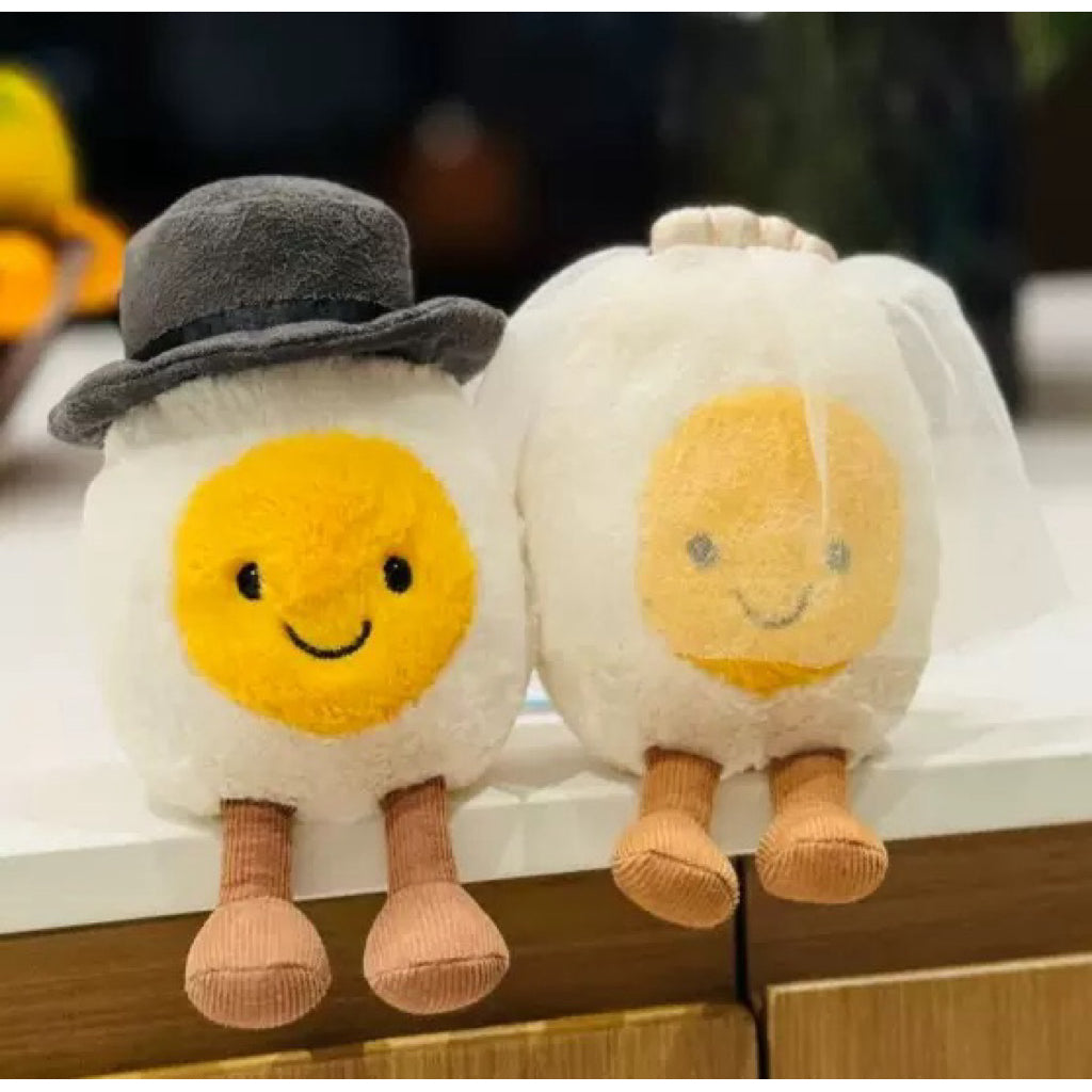 Wedding Pig Plush-Peanut Plush Couple Toy–Bride & Groom Soft Doll Set | Valentine, Proposal, ROM & Wedding Accesorries
