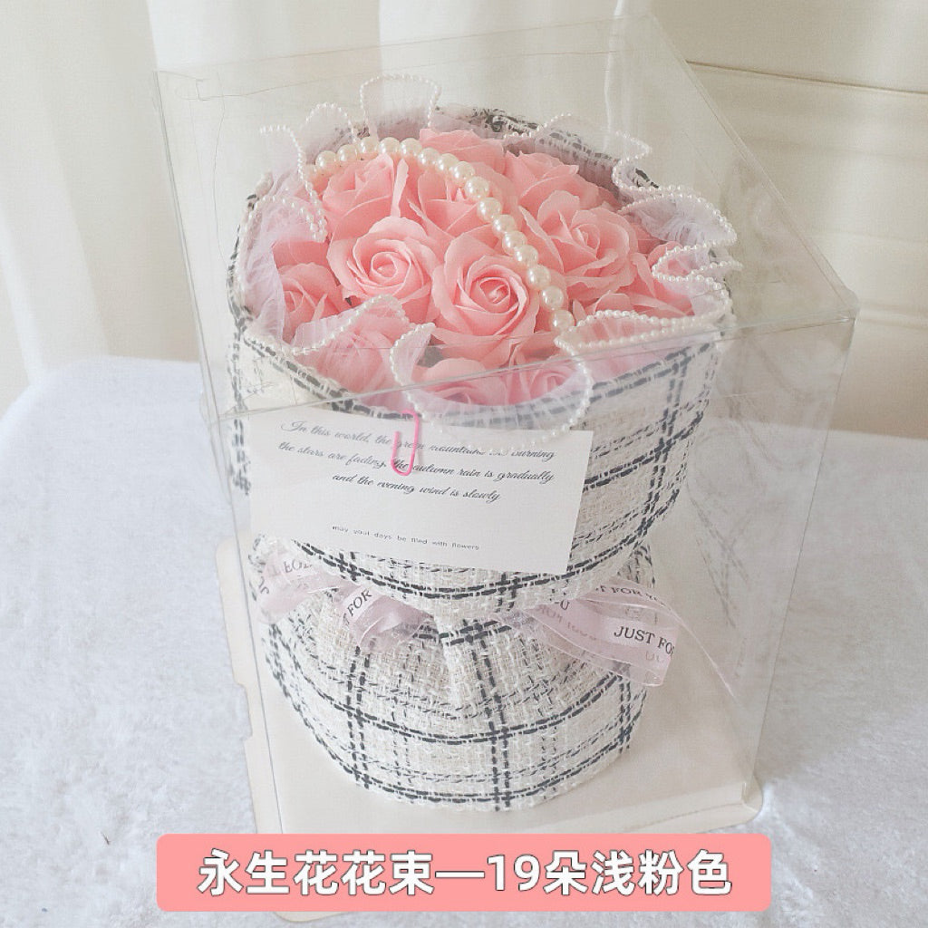 Eternal Preserved Rose Glass Dome with Heart Handle | Valentine’s Day & Mother’s Day Luxury Gift Set