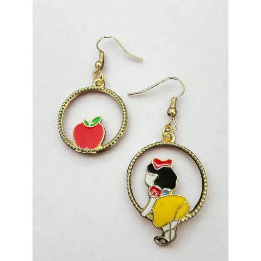 Sg Ready Stock - Earrings - Little Twin Star - Kuromi - Alice In The Wonderland - Snow White - Little Mermaid